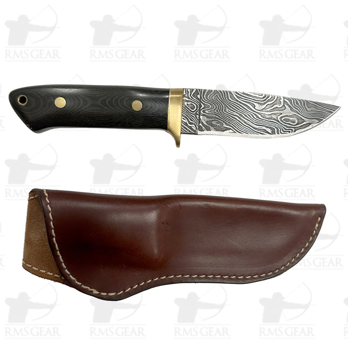 Tom Cristel Custom Knife - Damascus Drop Point - TCCK922DP