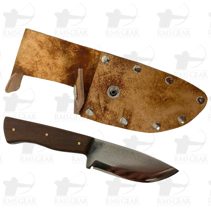 SOB Knives - Wood Handle with Leather Sheath - DP814