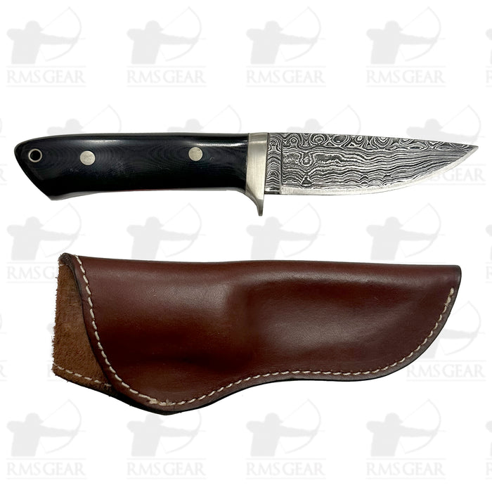 Tom Cristel Custom Knife - Damascus Drop Point - TCCKDP922
