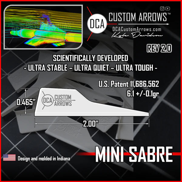 DCA Mini Sabre Vane (each)