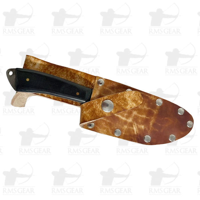 SOB Knives - Micarta Handle with Leather Sheath - DP855
