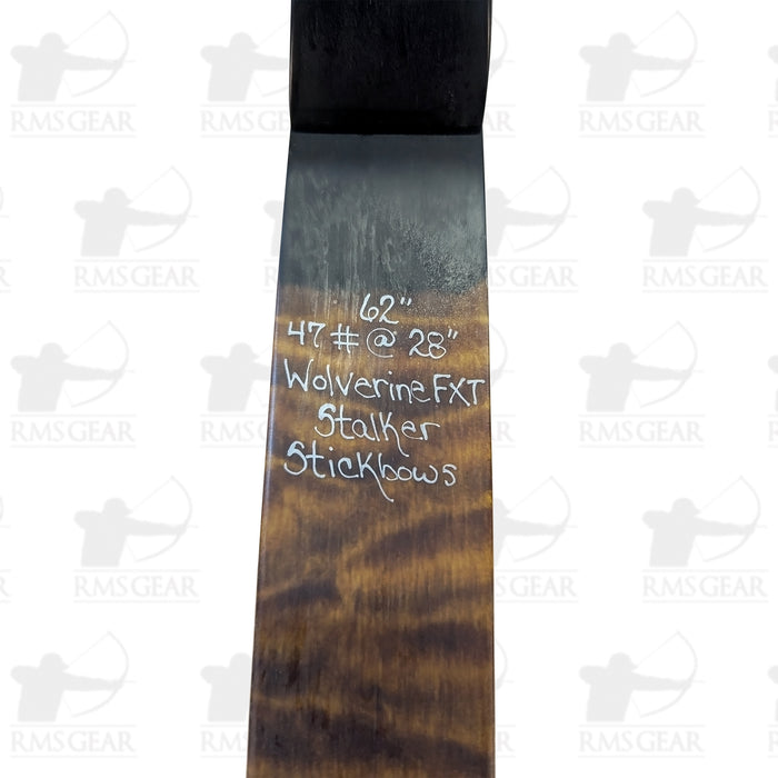 Stalker Wolverine FXT - 47@28 - 62” - SW4754JH  (2nd set of limbs 54@28)