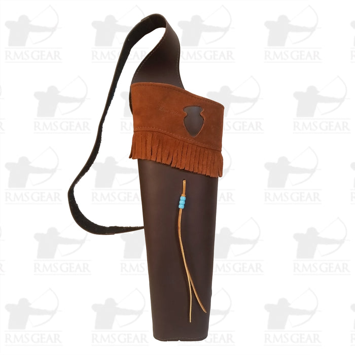 Leather Back Quiver Black Widow LH - QUIVBWLH