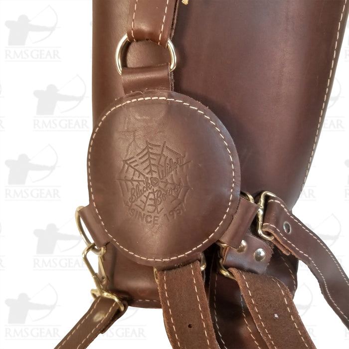 Leather Back Quiver Black Widow - QUIVBW3