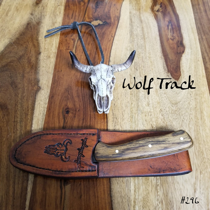 Wolftrack Damascus Knife - WT296