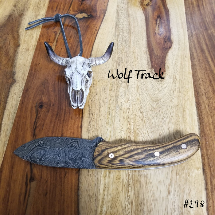 Wolftrack Damascus Knife - WT298
