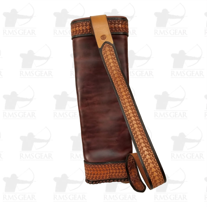 Zebra Leather Back Quiver - BAQUIVCG15