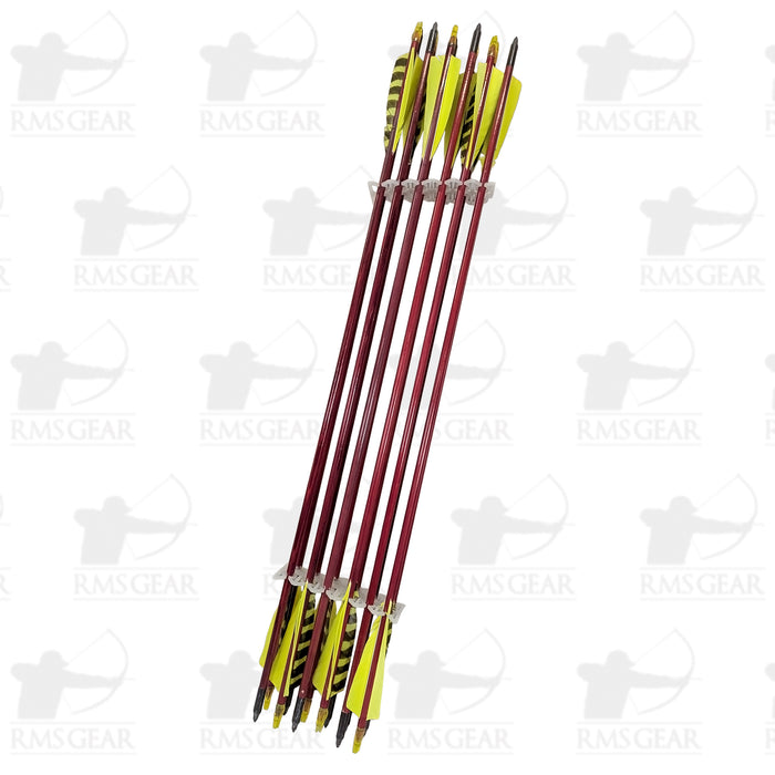 Qty (12) Used Cedar Arrows - 52-55# - UC826LC