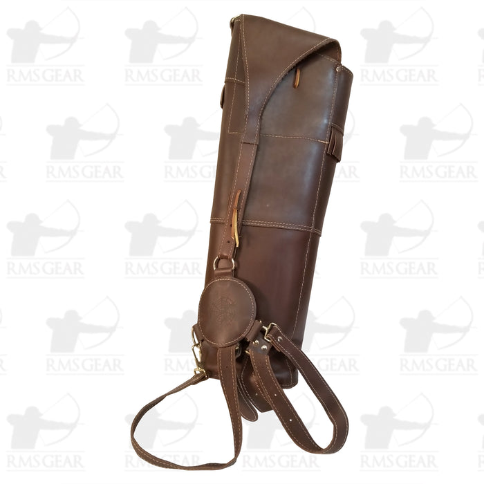 Leather Back Quiver Black Widow - QUIVBW3