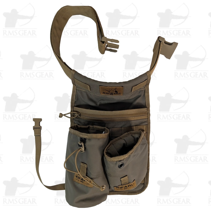 Used Kifaru Field Quiver Deluxe Ranger Green w/Belt - KFQ1225FC