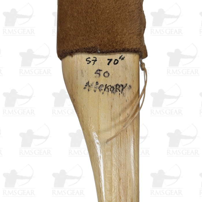 Unknown Hickory Self Bow - 50@28 - 70" - SB5070JF