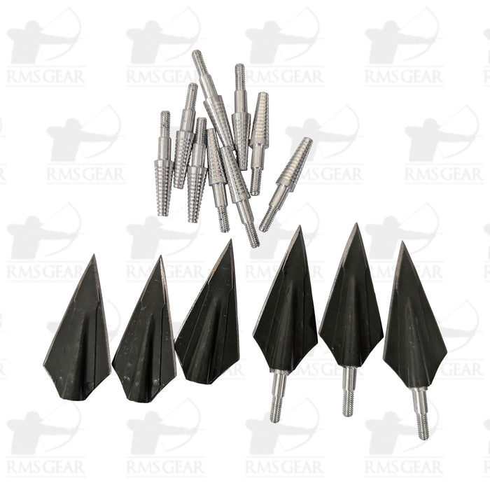 Qty (6) Used Eclipse Broadheads - 120gr - G125KG