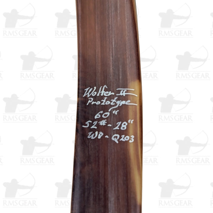 Robertson Stykbow Wolfer II - Prototype - 52@28 - 60" - WP-2204
