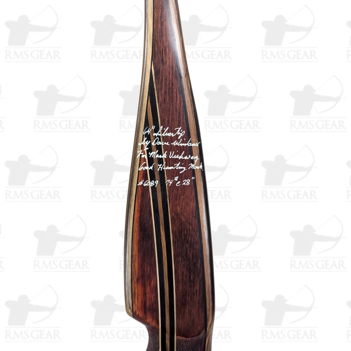 Schafer Silvertip Longbow - 74@28 - 64" - 6089