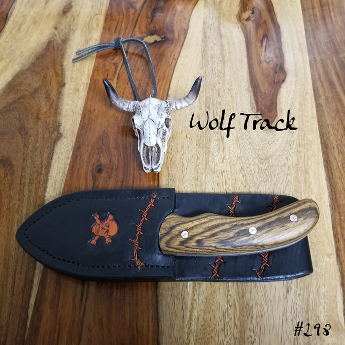 Wolftrack Damascus Knife - WT298