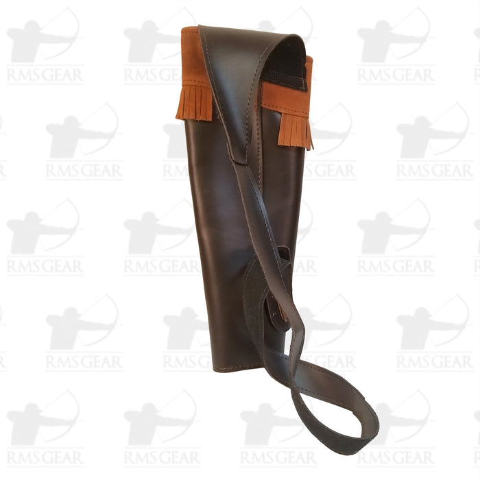 Leather Back Quiver Black Widow - QUIVBW5