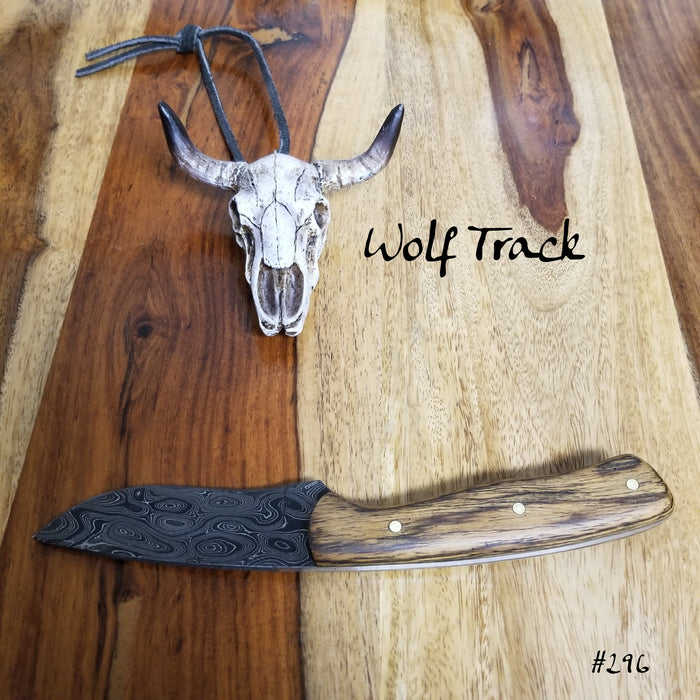 Wolftrack Damascus Knife - WT296