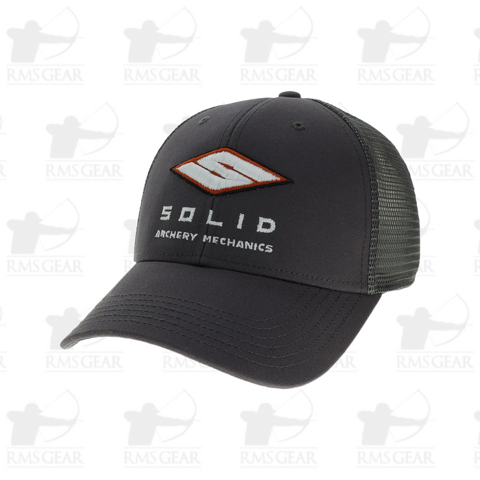 Solid Archery Hat - Dark Grey Trucker