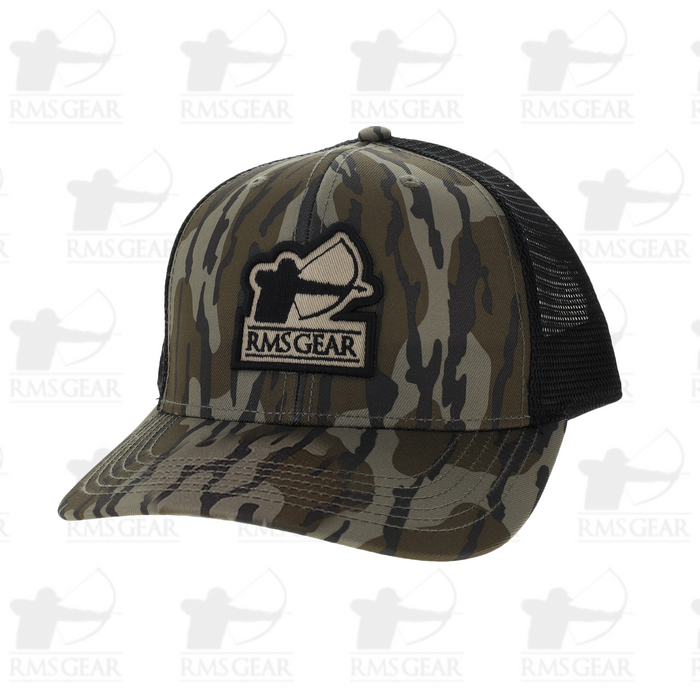 RMSGear Shooter Logo Hat - Bottomlands Camo