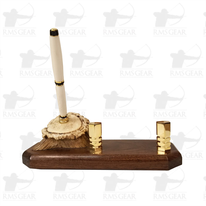 Antler Pen holder w/ Business Card Holder - BHAPBC824