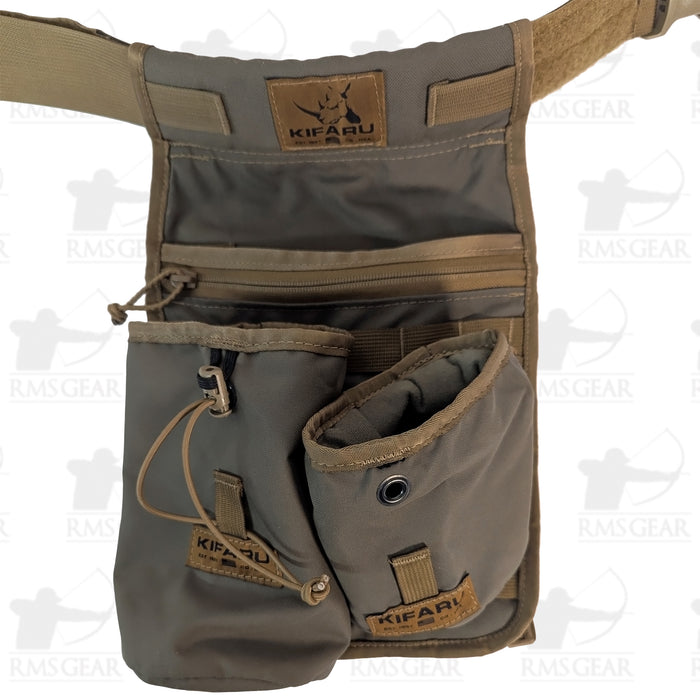 Used Kifaru Field Quiver Deluxe Ranger Green w/Belt - KFQ1225FC