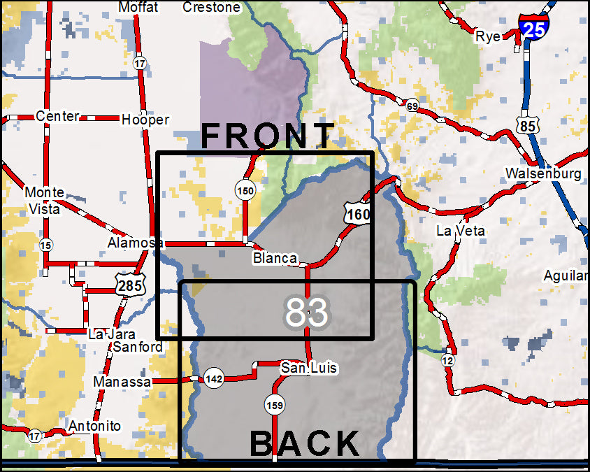 DIY Hunting Map - Colorado GMU 83