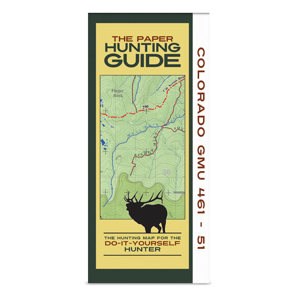 DIY Hunting Map - Colorado GMU's 461-51