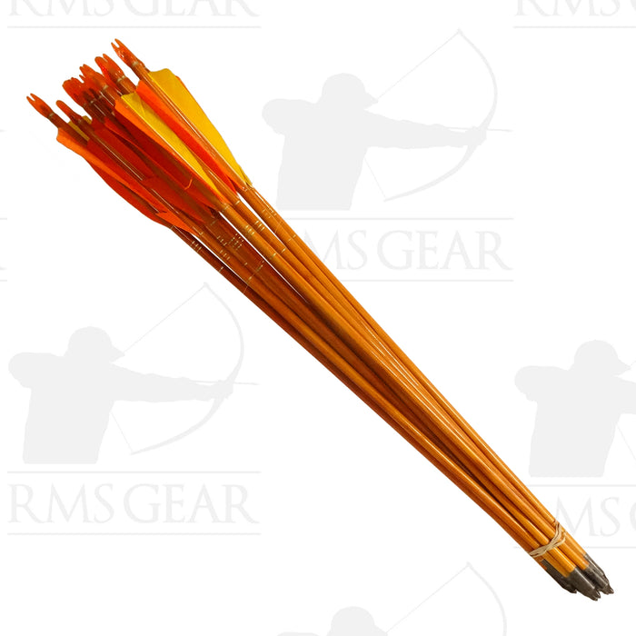 Used - 24" Fletched Wood Arrows - USED69HI