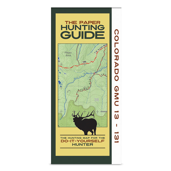 DIY Hunting Map - Colorado GMU's 13-131