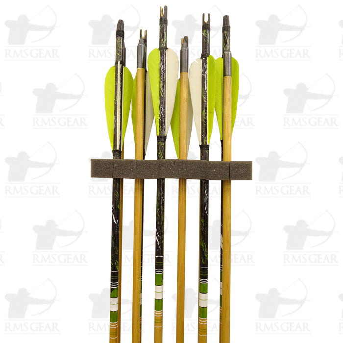 USED - 30" BOP Self Nock Wood Arrows 41-46# - USED12VD
