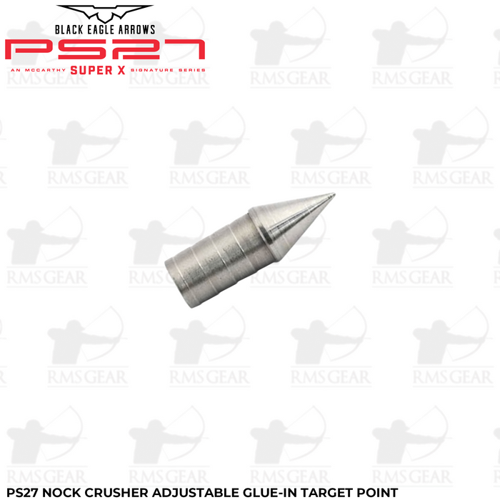 Black Eagle PS27 Nock Crusher Target Points (1/2dz)