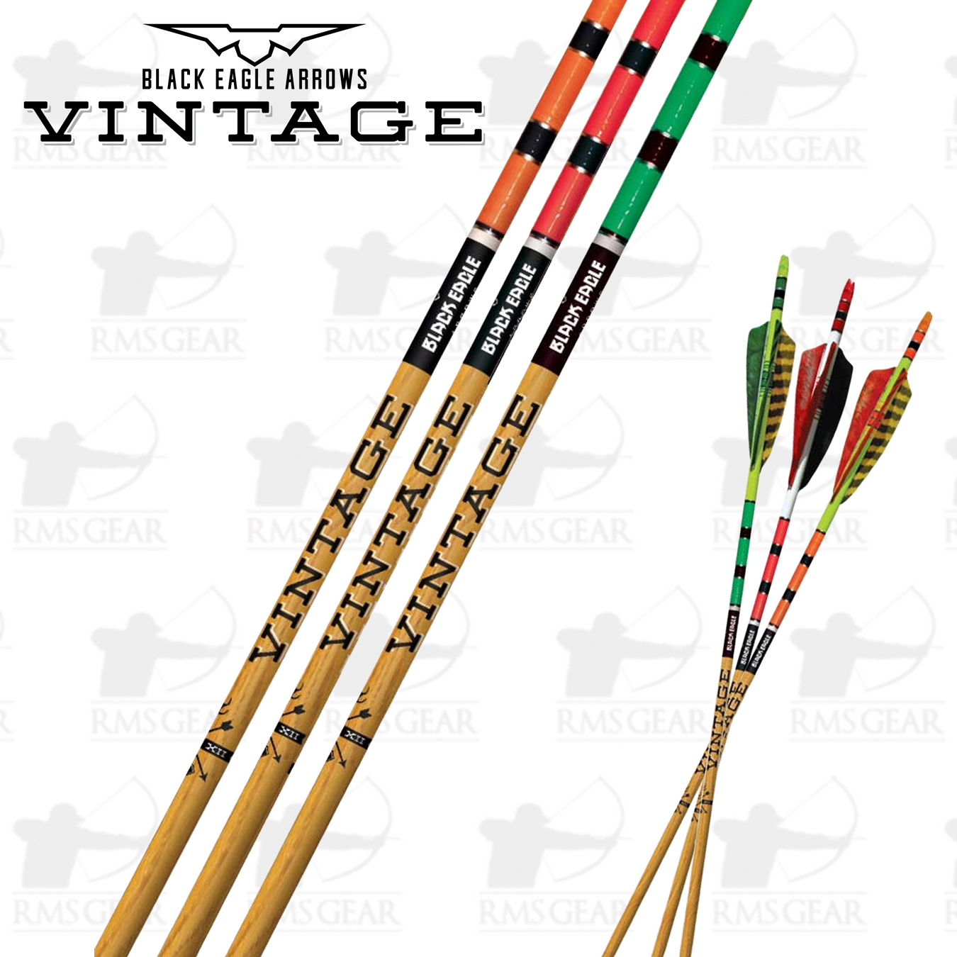 Feather Fletched Carbon Arrows